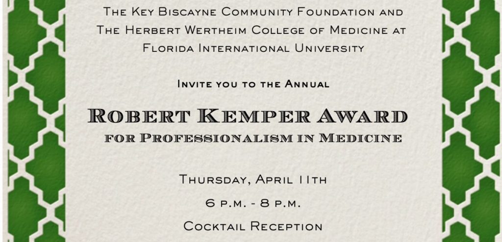 Robert Kemper Award