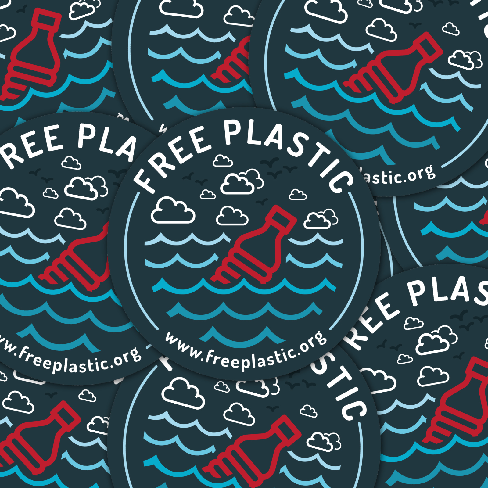 Free Plastic Sticker