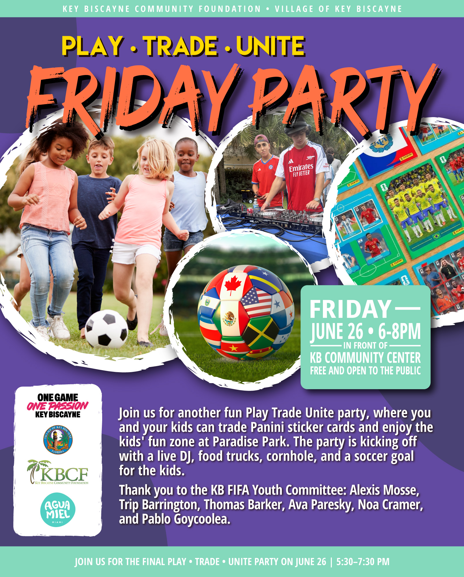 Play Trade Unite Friday Party on June 29, 2026